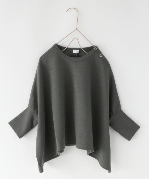 LOWRYS FARM(ローリーズファーム)の「ドルマンプルオーバー 893498(Tシャツ/カットソー・キッズ・イエロー/グレー/ベージュ・X-LARGE/MEDIUM/LARGE)」の2枚目の写真