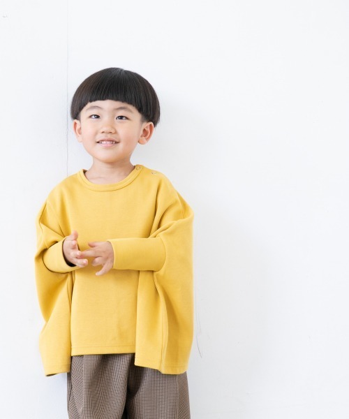 LOWRYS FARM(ローリーズファーム)の「ドルマンプルオーバー 893498(Tシャツ/カットソー・キッズ・イエロー/グレー/ベージュ・X-LARGE/MEDIUM/LARGE)」の1枚目の写真