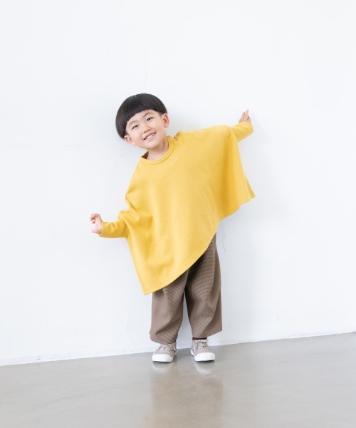 LOWRYS FARM(ローリーズファーム)の「ドルマンプルオーバー 893498(Tシャツ/カットソー・キッズ・イエロー/グレー/ベージュ・X-LARGE/MEDIUM/LARGE)」の4枚目の写真