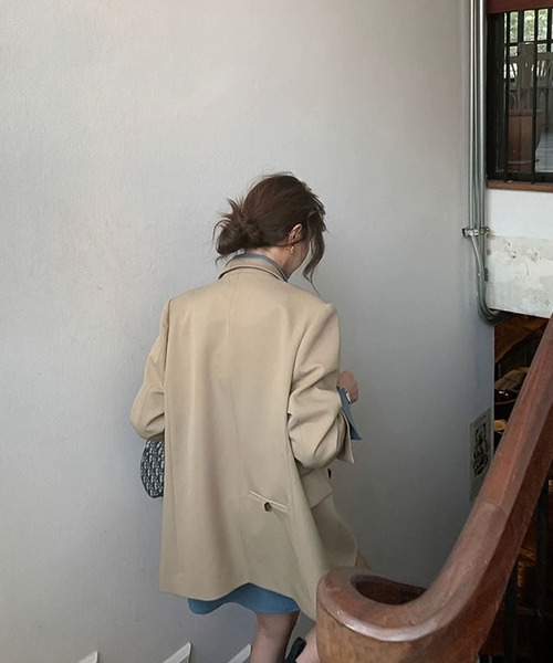 Girly Doll(ガーリードール)の「テーラードジャケット・パンツ セットアップ(セットアップ・レディース・ブラック/ベージュ/モカ/グレー・L/M)」の20枚目の写真