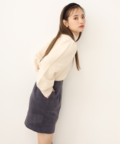 one after another NICE CLAUP(ワンアフターアナザーナイスクラップ)の「アソートミニスカート(スカート・レディース・アイボリー/ブルーグレー/ブラウン/レオパード・FREE)」の19枚目の写真
