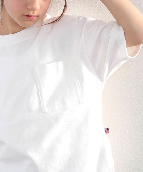 classicalelf（クラシカルエルフ）の「キッズ 綿100％USAコットン。ゆったりシルエットTee（Tシャツ/カットソー・キッズ・ブラック/オフホワイト/グレイッシュベージュ・130/140/150/160）」の11枚目の写真