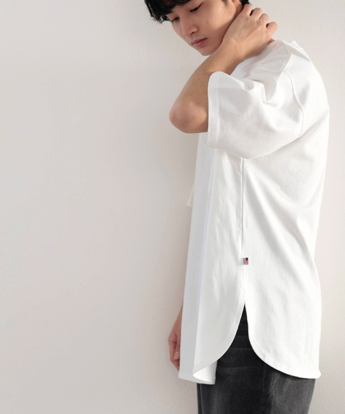 classicalelf（クラシカルエルフ）の「キッズ 綿100％USAコットン。ゆったりシルエットTee（Tシャツ/カットソー・キッズ・ブラック/オフホワイト/グレイッシュベージュ・130/140/150/160）」の10枚目の写真