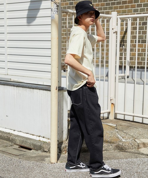 Lee(リー)の「Lee/リー DENIM POCKET S/S TEE ロゴピスネーム デニムポケット半袖Tシャツ(Tシャツ/カットソー・メンズ・ホワイト/ブラック/ラベンダー/ベージュ系その他/グリーン系その他・M/L/XL)」の10枚目の写真