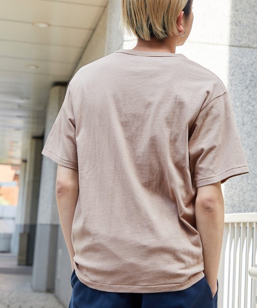 Lee(リー)の「Lee/リー DENIM POCKET S/S TEE ロゴピスネーム デニムポケット半袖Tシャツ(Tシャツ/カットソー・メンズ・ホワイト/ブラック/ラベンダー/ベージュ系その他/グリーン系その他・M/L/XL)」の18枚目の写真