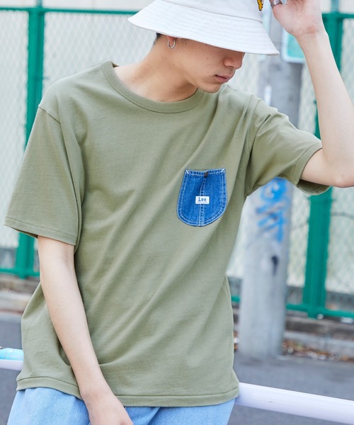 Lee様です！ Lee/リー DENIM POCKET S/S TEE ロゴピスネーム デニムポケット半袖T