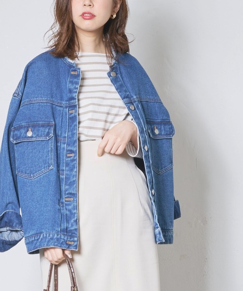 natural couture(ナチュラルクチュール)の「便利なベーシックボーダーT(Tシャツ/カットソー・レディース・ブラック/ベージュ/サックスブルー/イエロー/ピンク・FREE)」の11枚目の写真