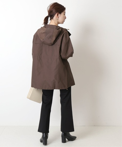 Simplicite（サンプリシテ）の「ミドル丈グログランフードブルゾン