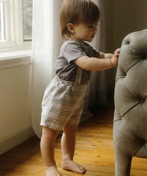 D.fesense | チェックサスペンダーブルマ(その他ベビーウェア)