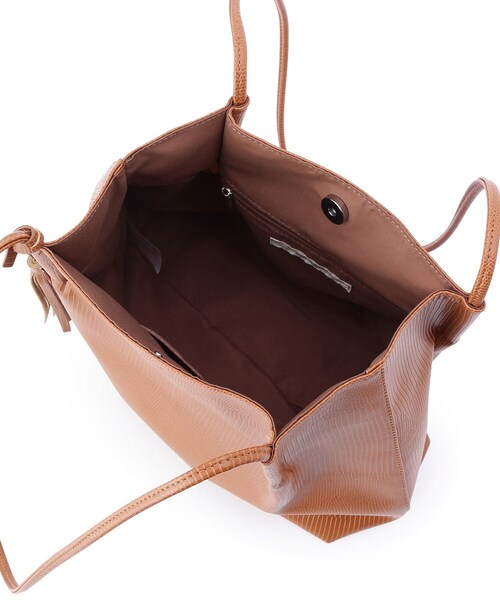 pink adobe（ピンクアドベ）の「◆タッセル付き ショルダーバッグ（トートバッグ・レディース・ライトベージュ/グレー系/サンドベージュ/ブラック/ブラウン系9/グリーン系・00）」の15枚目の写真