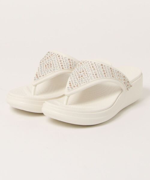 Crocs モントレー シマー スリップオンウェッジW7⭐️希少❣️ Amazon | Crocs (クロックス) レディース モントレー装飾