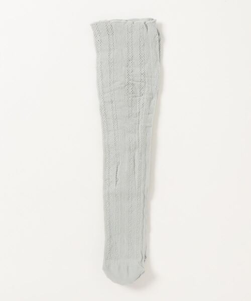 c.u.l（シーユーエル）の「【c.u.l】【単品販売】 デザインストライプ シアーソックス cula148（ソックス/靴下・レディース・ライトブルー/ブラック/ベージュ/ピンク/イエロー/ライトグリーン/アイボリー/ブルーグレー/ライトピンク/テラコッタ・FREE）」の11枚目の写真