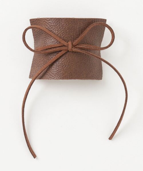 CALIFORNIA OUTFITTERS(カリフォルニア アウトフィッターズ)の「【LULKA(ルールカ)】フェイクレザーヘアアレンジポニーフック(その他ヘアアクセサリー・レディース・ホワイト/ベージュ/ブラウン/レッド/カーキ/ブラウン系その他/ピンク系その他・ONESIZE)」の14枚目の写真