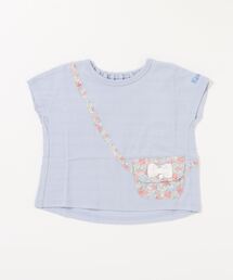 kladskap（クレードスコープ）の「花柄ポシェットTシャツ（Tシャツ/カットソー・キッズ）」