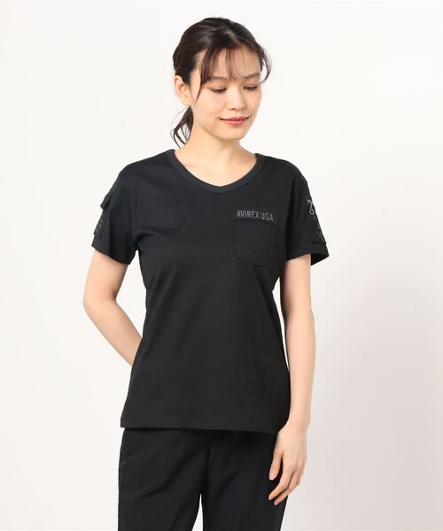 ファティーグ  Vネック Tシャツ ／FATIGUE V-NECK T-SHIRT WEB限定】ファティーグVネックティーシャツ/ FATIGUE V-NECK T