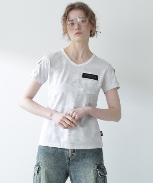 tシャツ 「WEB限定」Vネックファテーグ ロングスリーブティーシャツ/  V-NECK FATIGUE T-SHIRT レディース WEB限定】ファティーグVネックティーシャツ/ FATIGUE V-NECK T