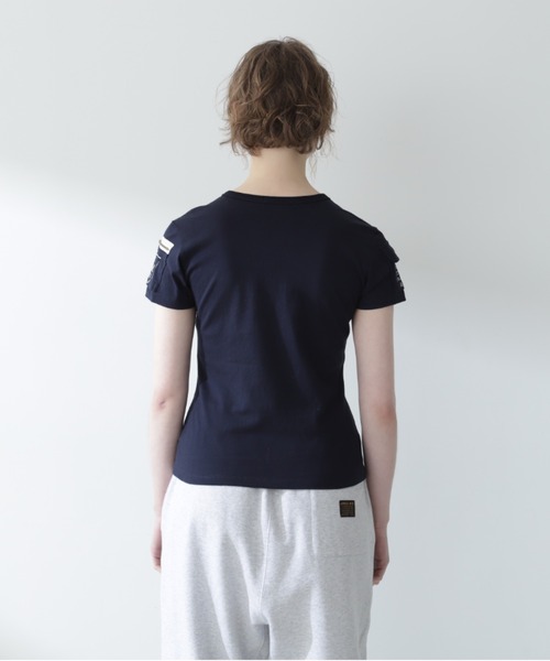 tシャツ 「WEB限定」ファティーグVネックティーシャツ/ FATIGUE V-NECK T-SHIRT レディース WEB限定】ファティーグVネックティーシャツ/ FATIGUE V-NECK T