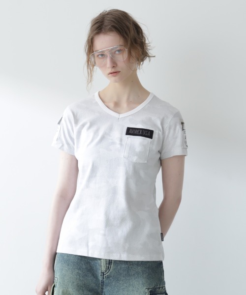 ファティーグ  Vネック Tシャツ ／FATIGUE V-NECK T-SHIRT WEB限定】ファティーグVネックティーシャツ/ FATIGUE V-NECK T