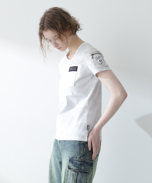WEB限定】ファティーグVネックティーシャツ/ FATIGUE V-NECK T-SHIRT