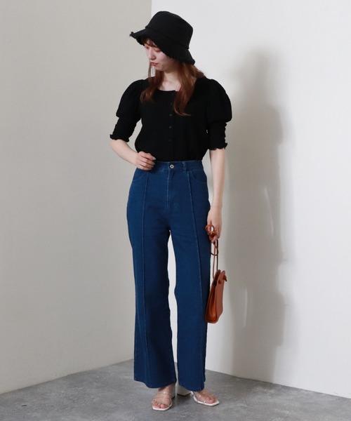 archives(アルシーヴ)の「コットンスラブフリンジハット(ハット・レディース・ベージュ/オフホワイト/ブラック・MEDIUM)」の10枚目の写真