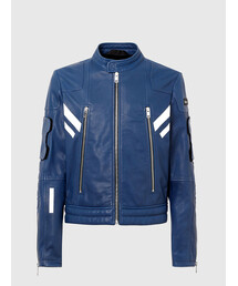 【mgk着用】 DIESEL ライダースジャケット マルチパッチ　スタッズ mgk着用】 DIESEL ライダースジャケット マルチパッチ スタッズ