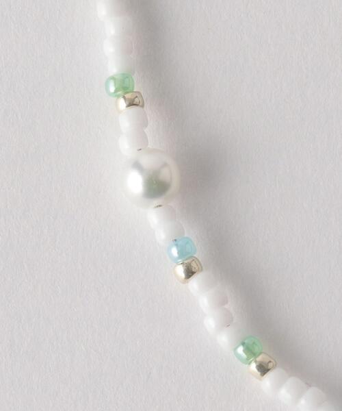CECEchic（シーシーシック）の「＜cecechic＞ビーズネックレス（ネックレス・レディース・ホワイト/その他1・FREE）」の4枚目の写真