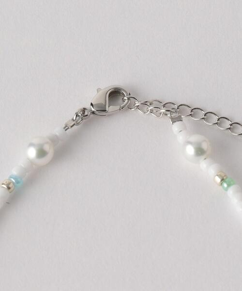 CECEchic（シーシーシック）の「＜cecechic＞ビーズネックレス（ネックレス・レディース・ホワイト/その他1・FREE）」の5枚目の写真