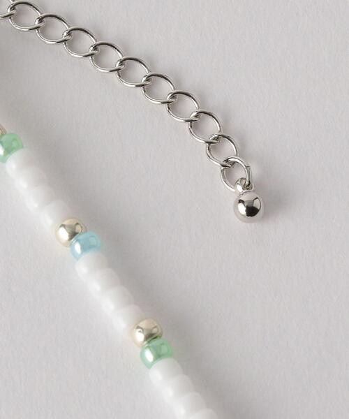 CECEchic（シーシーシック）の「＜cecechic＞ビーズネックレス（ネックレス・レディース・ホワイト/その他1・FREE）」の6枚目の写真