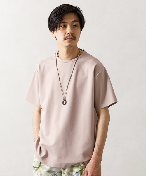 417 EDIFICE（フォーワンセブンエディフィス）の「コンパクトポンチショートスリーブクルーネック（Tシャツ/カットソー・メンズ・ブラック/ホワイト/ブラウン/チョコ/グリーン/オレンジ/ネイビー/ライトグレー・SMALL/MEDIUM/LARGE/X-LARGE）」の5枚目の写真