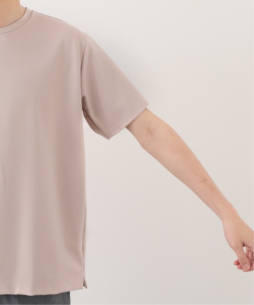 417 EDIFICE（フォーワンセブンエディフィス）の「コンパクトポンチショートスリーブクルーネック（Tシャツ/カットソー・メンズ・ブラック/ホワイト/ブラウン/チョコ/グリーン/オレンジ/ネイビー/ライトグレー・SMALL/MEDIUM/LARGE/X-LARGE）」の17枚目の写真