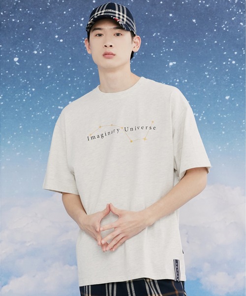 ROMANTIC CROWN(ロマンティッククラウン)の「【ROMANTIC CROWN】STRING FIGURES TEE / ロマンティッククラウン ストリング フィギュア グラフィック Tシャツ(Tシャツ/カットソー・メンズ・ホワイト/ブラック/アイボリー・SMALL/MEDIUM/LARGE/X-LARGE)」の1枚目の写真