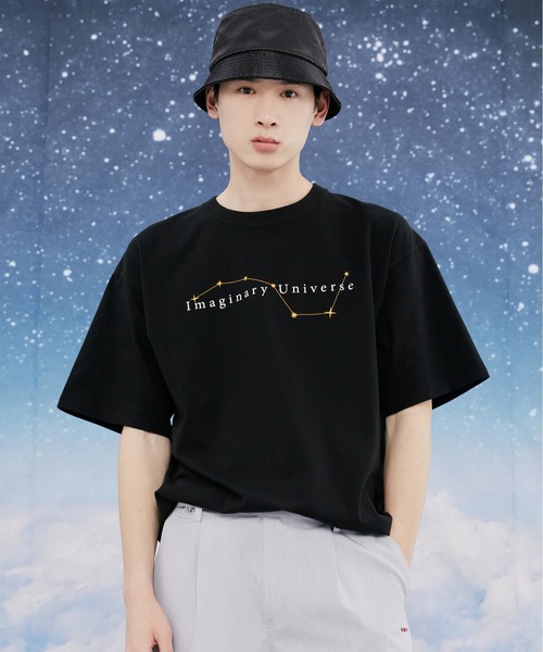 ROMANTIC CROWN(ロマンティッククラウン)の「【ROMANTIC CROWN】STRING FIGURES TEE / ロマンティッククラウン ストリング フィギュア グラフィック Tシャツ(Tシャツ/カットソー・メンズ・ホワイト/ブラック/アイボリー・SMALL/MEDIUM/LARGE/X-LARGE)」の3枚目の写真