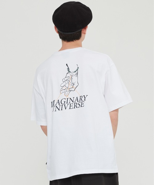 ROMANTIC CROWN(ロマンティッククラウン)の「【ROMANTIC CROWN】STRING FIGURES TEE / ロマンティッククラウン ストリング フィギュア グラフィック Tシャツ(Tシャツ/カットソー・メンズ・ホワイト/ブラック/アイボリー・SMALL/MEDIUM/LARGE/X-LARGE)」の5枚目の写真