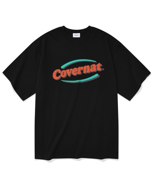 COVERNAT（カバーナット）の「【COVERNAT】1970 LOGO TEE / カバーナット 1970 ロゴ Tシャツ（Tシャツ/カットソー・メンズ・ホワイト/ブラック・SMALL/MEDIUM/LARGE/X-LARGE）」の2枚目の写真