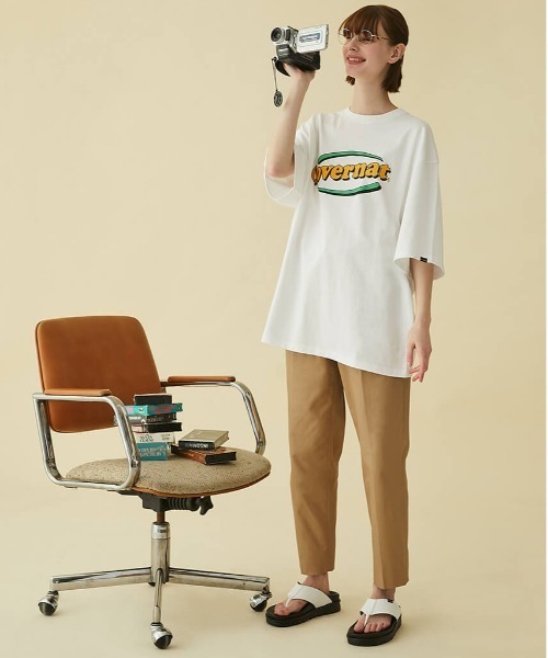 COVERNAT（カバーナット）の「【COVERNAT】1970 LOGO TEE / カバーナット 1970 ロゴ Tシャツ（Tシャツ/カットソー・メンズ・ホワイト/ブラック・SMALL/MEDIUM/LARGE/X-LARGE）」の4枚目の写真