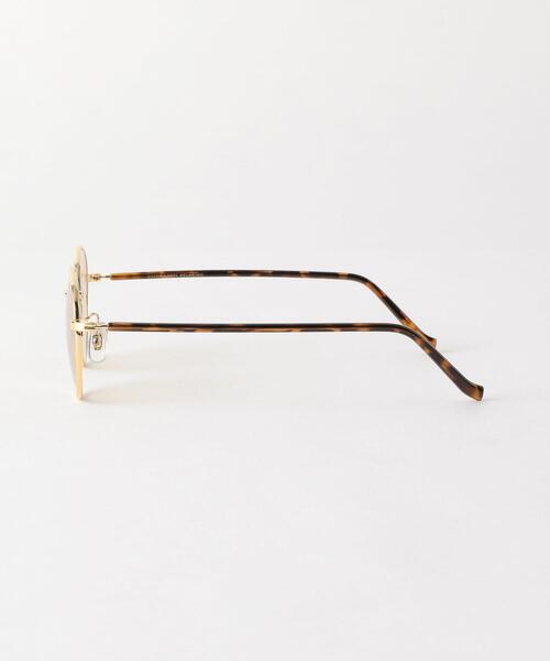 green label relaxing(グリーンレーベルリラクシング)の「FFC メタルフレーム カラーレンズ サングラス(サングラス・レディース・モカ・FREE)」の2枚目の写真