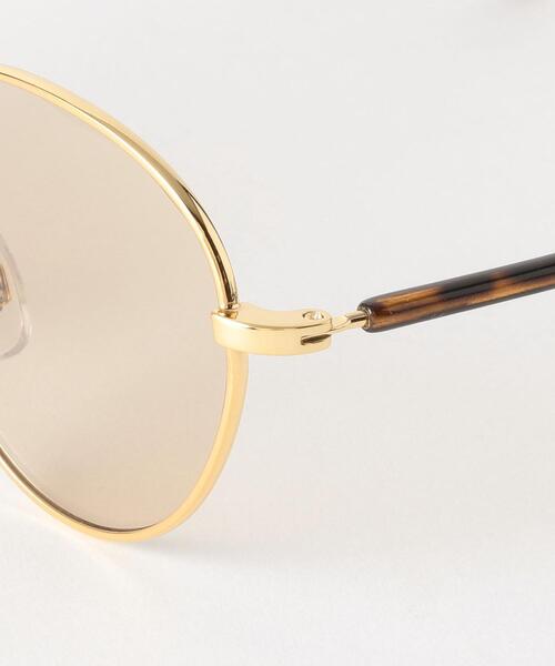 green label relaxing(グリーンレーベルリラクシング)の「FFC メタルフレーム カラーレンズ サングラス(サングラス・レディース・モカ・FREE)」の6枚目の写真