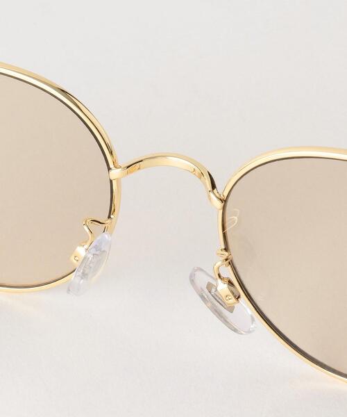 green label relaxing(グリーンレーベルリラクシング)の「FFC メタルフレーム カラーレンズ サングラス(サングラス・レディース・モカ・FREE)」の7枚目の写真