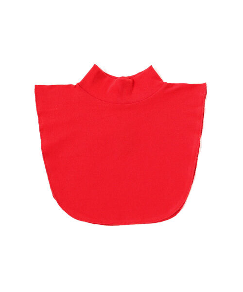 BEAMS BOY（ビームスボーイ）の「Cal Cru / モックネック 21AW（ネックウォーマー/スヌード・レディース・シルバー/ブラック/レッド・ONE SIZE）」の3枚目の写真