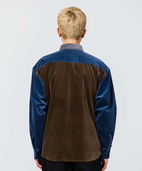 XLARGE（エクストララージ）の「MULTI CORDUROY SHIRT（シャツ/ブラウス・メンズ・ライトブルー/グレー・S/M/L/XL）」の9枚目の写真