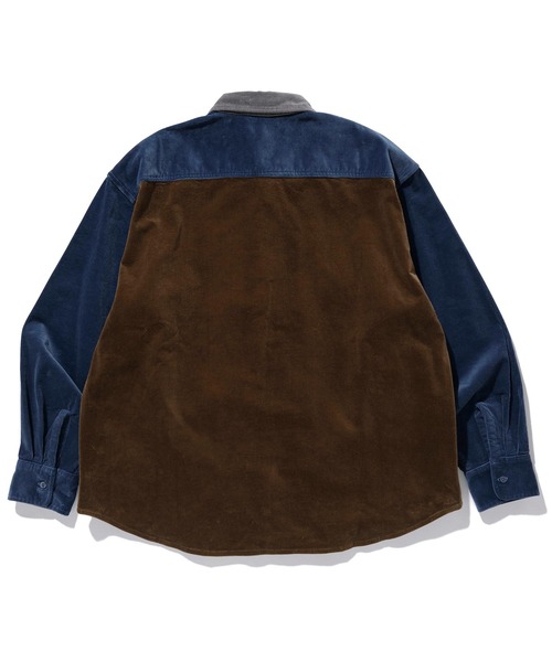 XLARGE（エクストララージ）の「MULTI CORDUROY SHIRT（シャツ/ブラウス・メンズ・ライトブルー/グレー・S/M/L/XL）」の10枚目の写真