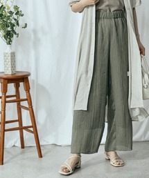 Amourire | シアープリーツパンツ(その他パンツ)