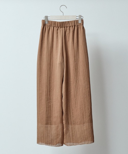 Amourire（アムリール）の「シアープリーツパンツ（その他パンツ・レディース・カーキ/ピンク/ブルーグレー/キャメル・M）」の20枚目の写真