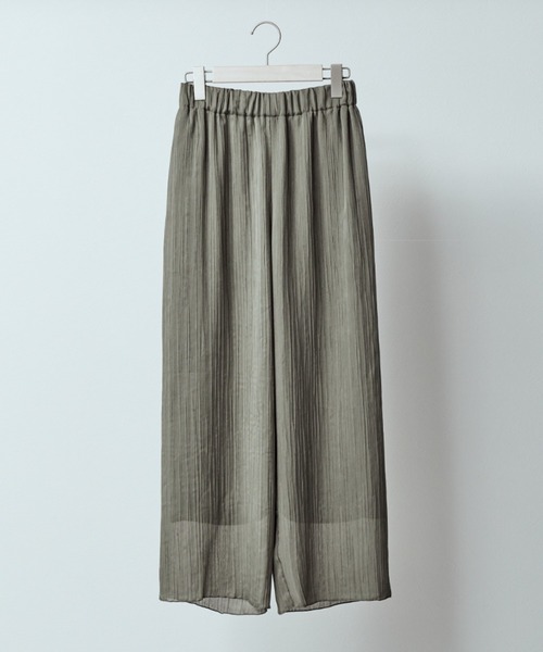 Amourire（アムリール）の「シアープリーツパンツ（その他パンツ・レディース・カーキ/ピンク/ブルーグレー/キャメル・M）」の12枚目の写真
