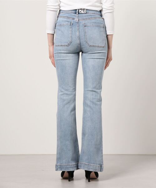 GAP（ギャップ）の「ヴィンテージスタイル ハイウエスト フレアジーンズ（デニムパンツ・レディース・ライトインディゴブルー・24/23/27/26/25/28/29/30）」の7枚目の写真