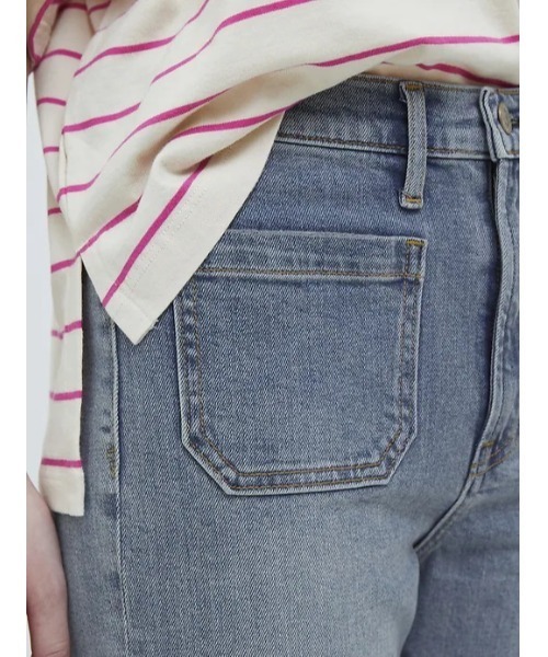 GAP（ギャップ）の「ヴィンテージスタイル ハイウエスト フレアジーンズ（デニムパンツ・レディース・ライトインディゴブルー・24/23/27/26/25/28/29/30）」の10枚目の写真