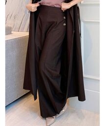 RESEXXY | フロントボタンセミワイドパンツ【セットアップ着用可能】(その他パンツ)