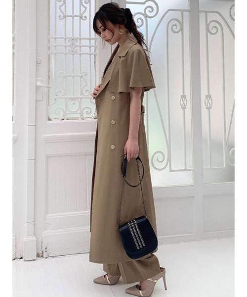 RESEXXY（リゼクシー）の「フロントボタンセミワイドパンツ【セットアップ着用可能】（その他パンツ・レディース・ベージュ/ブラウン/グリーン・FREE）」の11枚目の写真