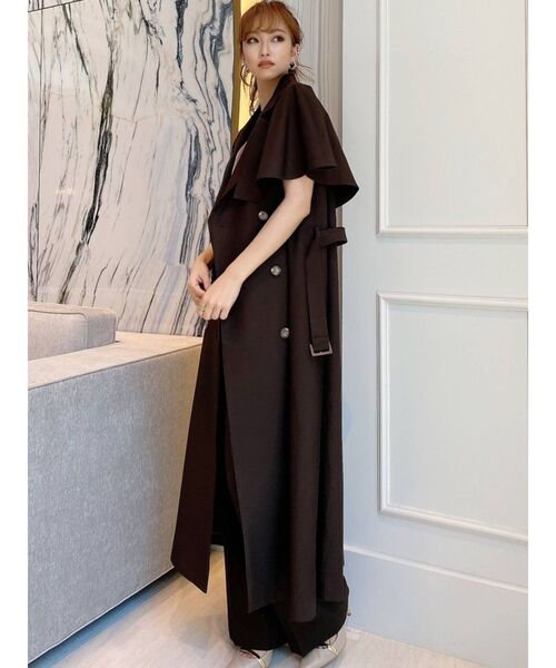 RESEXXY（リゼクシー）の「フロントボタンセミワイドパンツ【セットアップ着用可能】（その他パンツ・レディース・ベージュ/ブラウン/グリーン・FREE）」の14枚目の写真