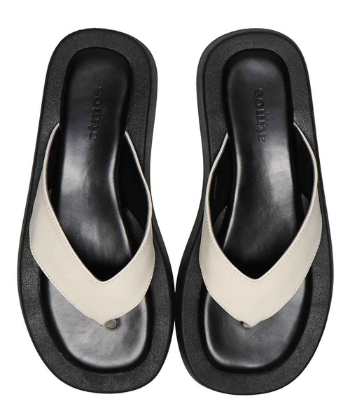 atmos pink（アトモスピンク）の「atmos pink トングサンダル（サンダル・レディース・ホワイト/アニマル/ブラック・M/S/L）」の21枚目の写真